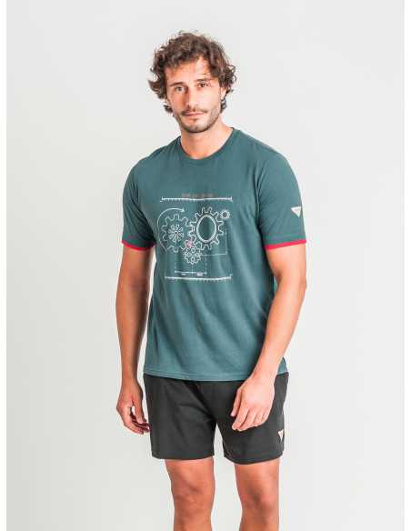 Pijama Privata Machine| Pijama hombre manga corta| Revitex online