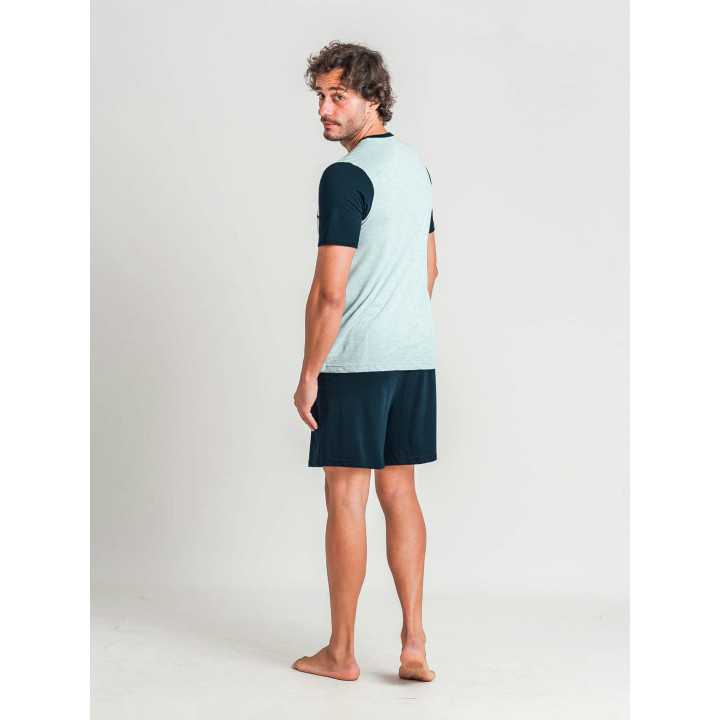 Pijama Privata Edy| Pijama hombre manga corta| Revitex online