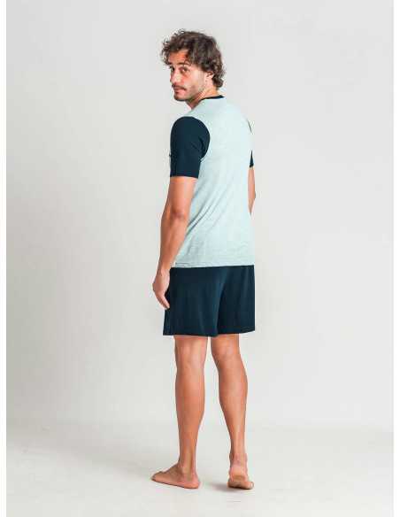 Pijama Privata Edy| Pijama hombre manga corta| Revitex online