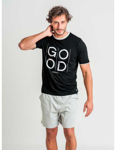 Pijama Privata Good| Pijama hombre manga corta| Revitex online