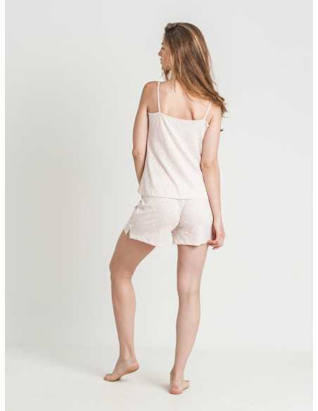 Pijama Privata Algodón| Pijama mujer sin mangas| Revitex online
