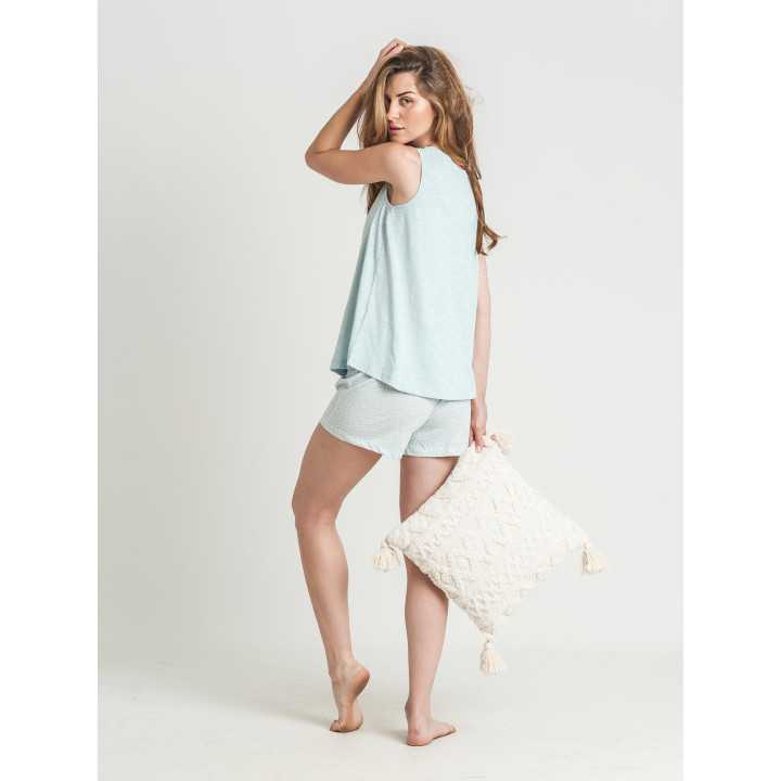 Pijama Privata Inspire| Pijama mujer sin mangas| Revitex online