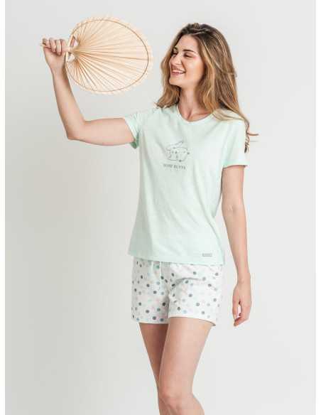 Pijama Privata Bunny| Pijama mujer manga corta| Revitex online