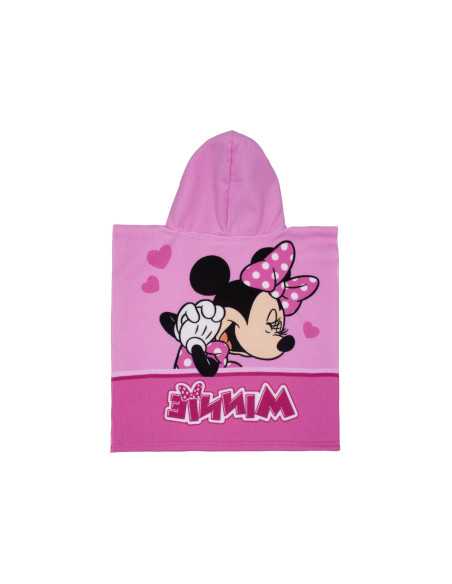 Poncho Toalha Minnie | Toalha com capuz infantil para praia | Revitex
