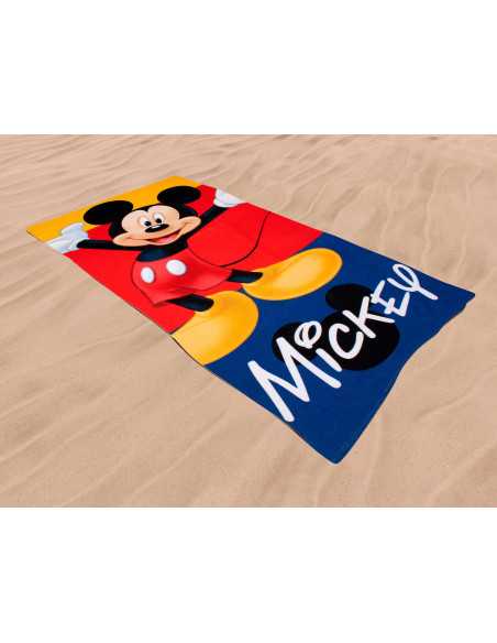 Toalha de praia infantil Happy Mickey | Toalha de piscina barata