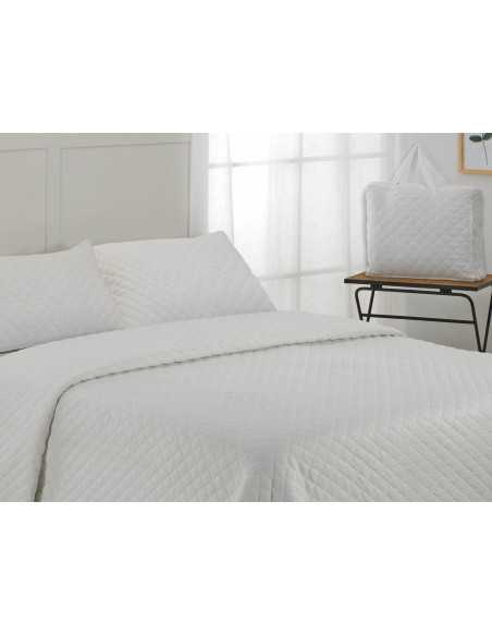 Colcha Bouti Bianca | Colcha blanca primavera-verano | Revitex