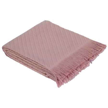 Plaid Verona rosa | Colcha Cubre Sofá Barata | Revitex