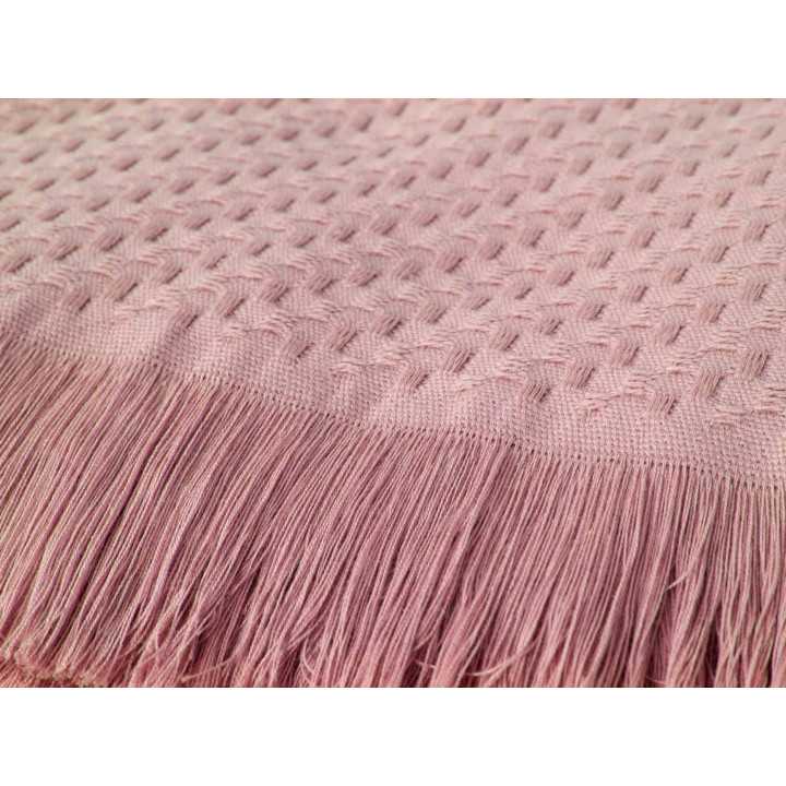 Plaid Verona rosa | Colcha Cubre Sofá Barata | Revitex