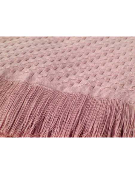 Plaid Verona rosa | Colcha Cubre Sofá Barata | Revitex