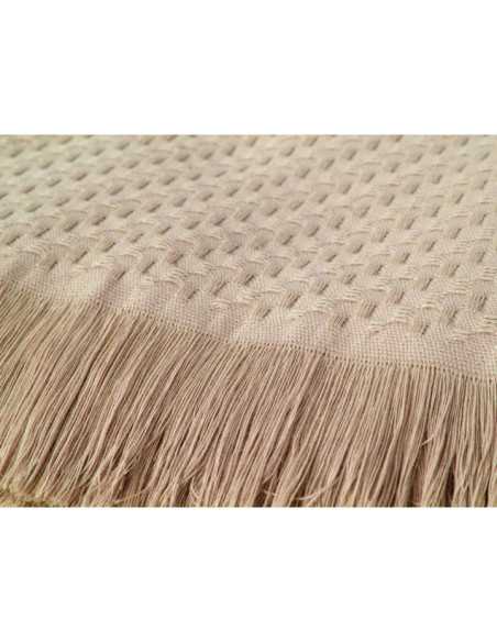 Plaid Verona beige | Colcha Cubre Sofá Barata | Revitex