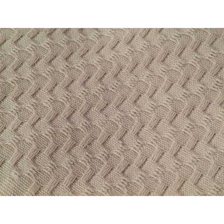 Plaid Verona bege | Colcha de capa de sofá barata | Revitex