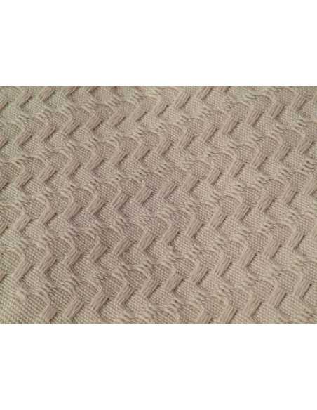 Plaid Verona bege | Colcha de capa de sofá barata | Revitex