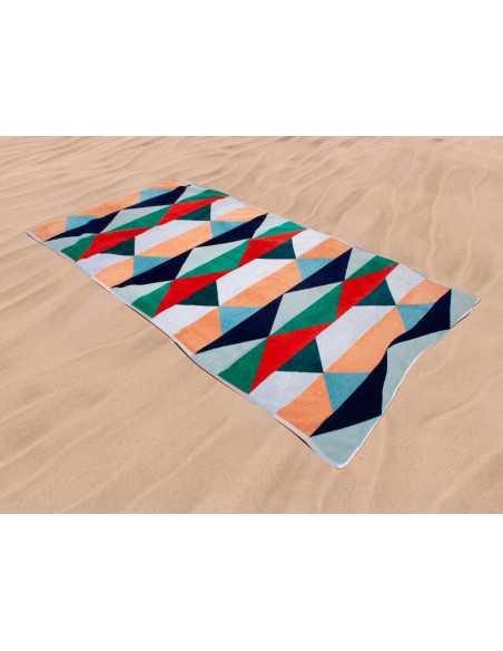 Toalla Playa Velerin| Toalla playa rizo y terciopelo | Revitex