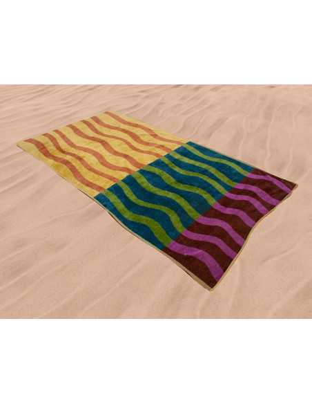 Toalla Playa Maro| Toalla playa rizo y terciopelo | Revitex