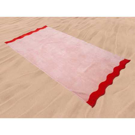 Toalha de Praia Guaíra | Toalha de praia felpuda e veludo | Revitex