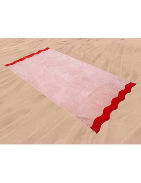 Toalla Playa Guaira| Toalla playa rizo y terciopelo | Revitex