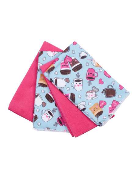 Paño microfibra Coffee Set 4 piezas - Paños absorbentes - Revitex