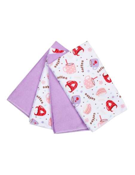 Paño microfibra Coffee 2 Set 4 piezas - Paños absorbentes - Revitex