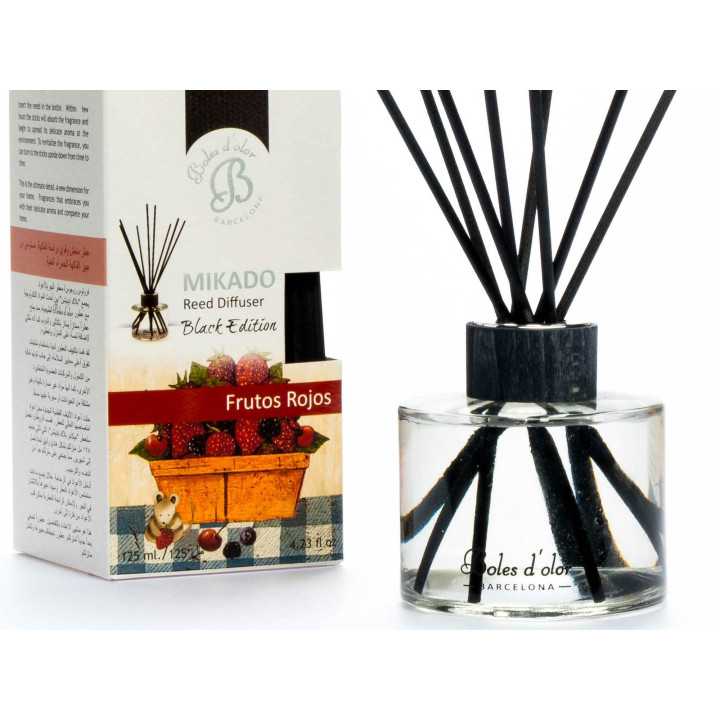 Mikado Black Edition Boles D'olor Frutos rojos | Difusor de ambiente