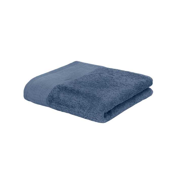 Toalha felpuda Valeria Azul | Conjunto de toalhas barato | Revitex
