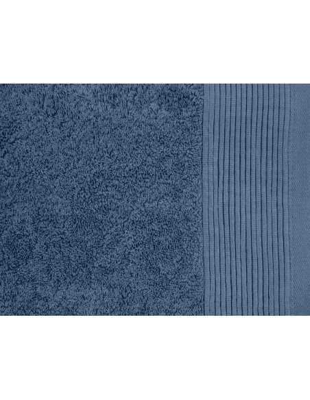 Toalha felpuda Valeria Azul | Conjunto de toalhas barato | Revitex