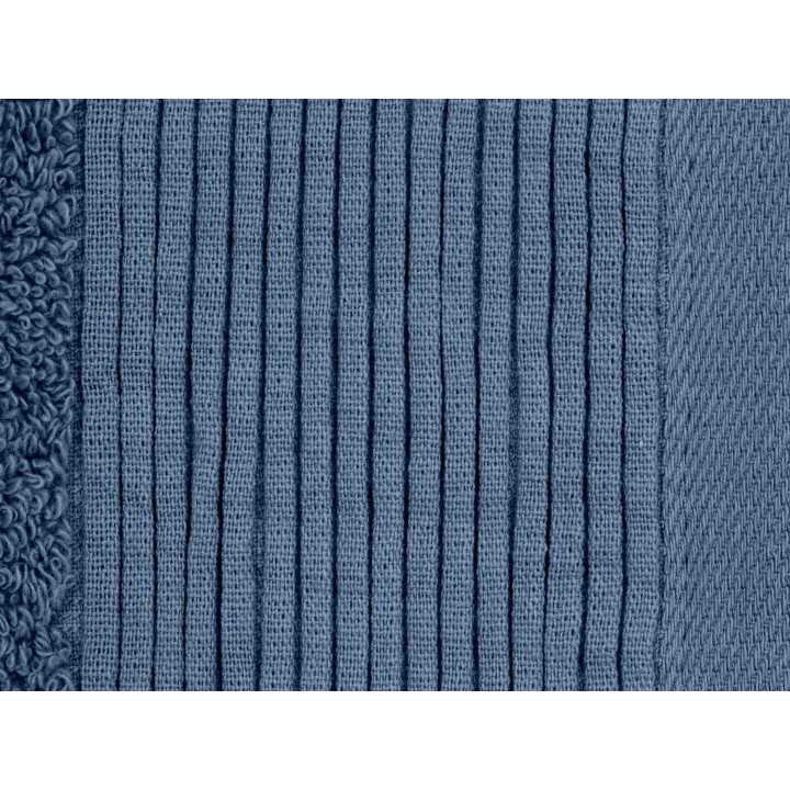 Toalha felpuda Valeria Azul | Conjunto de toalhas barato | Revitex