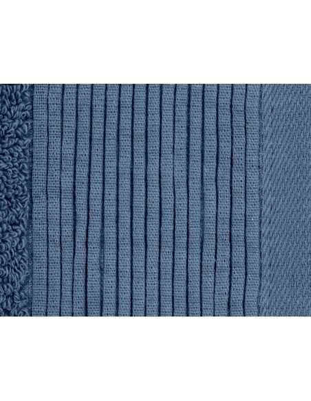 Toalha felpuda Valeria Azul | Conjunto de toalhas barato | Revitex
