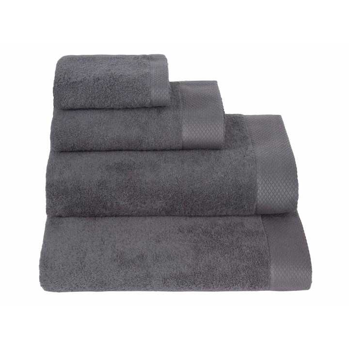 Toalha de banho Jara cinza | Conjunto de toalhas barato | Revitex