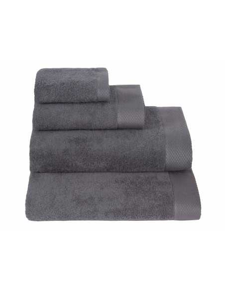 Toalha de banho Jara cinza | Conjunto de toalhas barato | Revitex