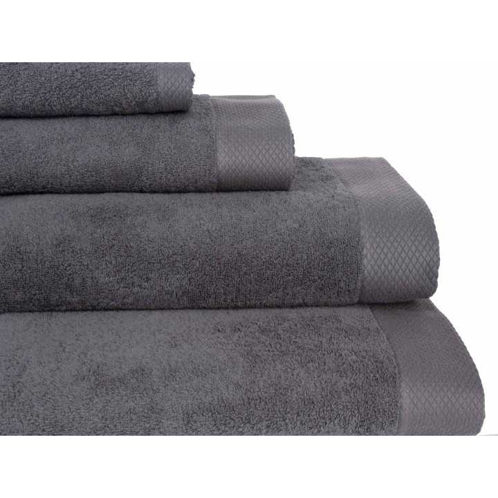 Toalha de banho Jara cinza | Conjunto de toalhas barato | Revitex
