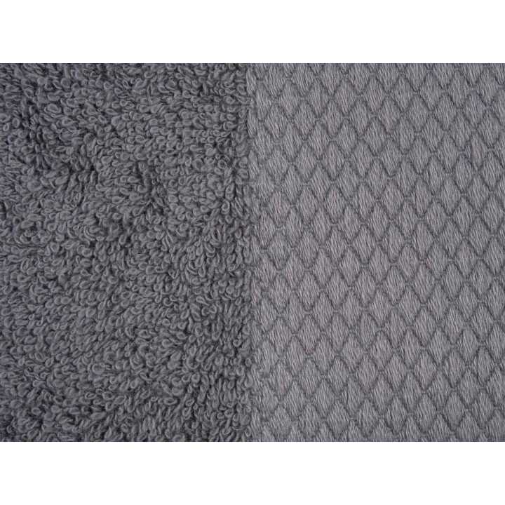 Toalha de banho Jara cinza | Conjunto de toalhas barato | Revitex