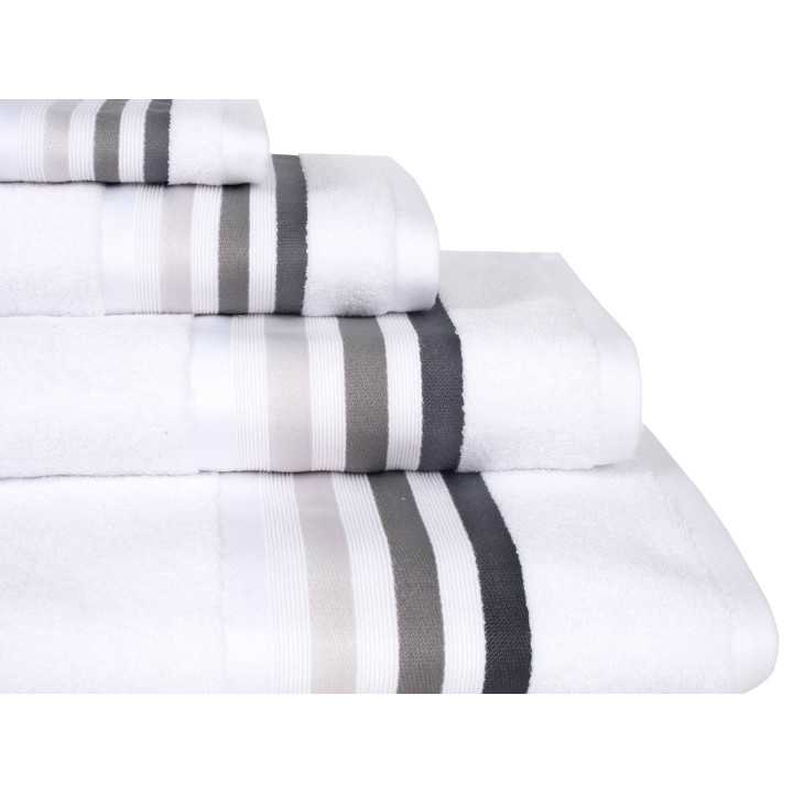 Toalha de banho Indira branco | Conjunto de toalhas barato | Revitex