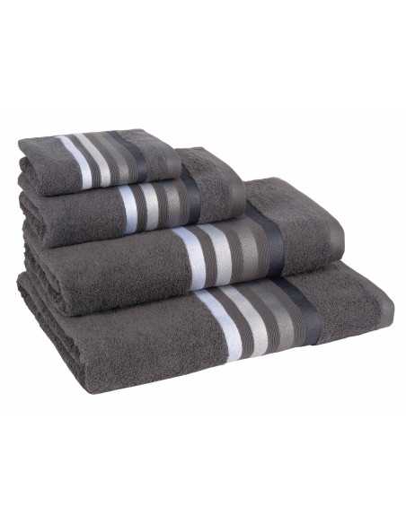 Toalha de banho Indira Cinza | Conjunto de toalhas barato | Revitex