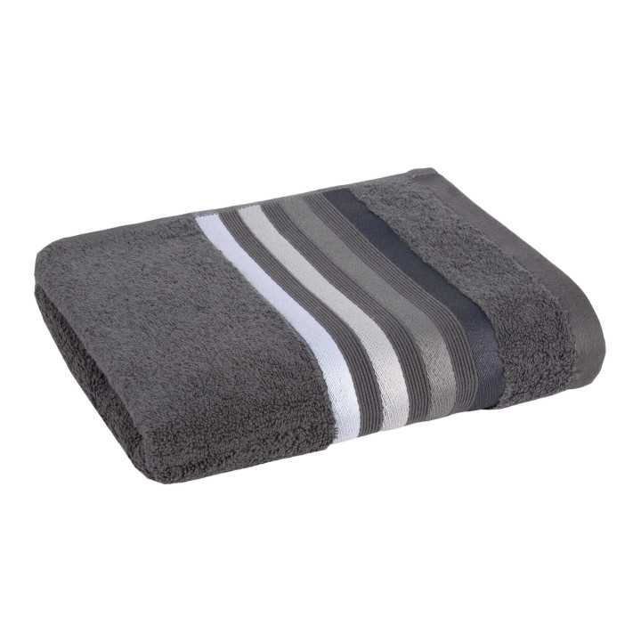 Toalha de banho Indira Cinza | Conjunto de toalhas barato | Revitex