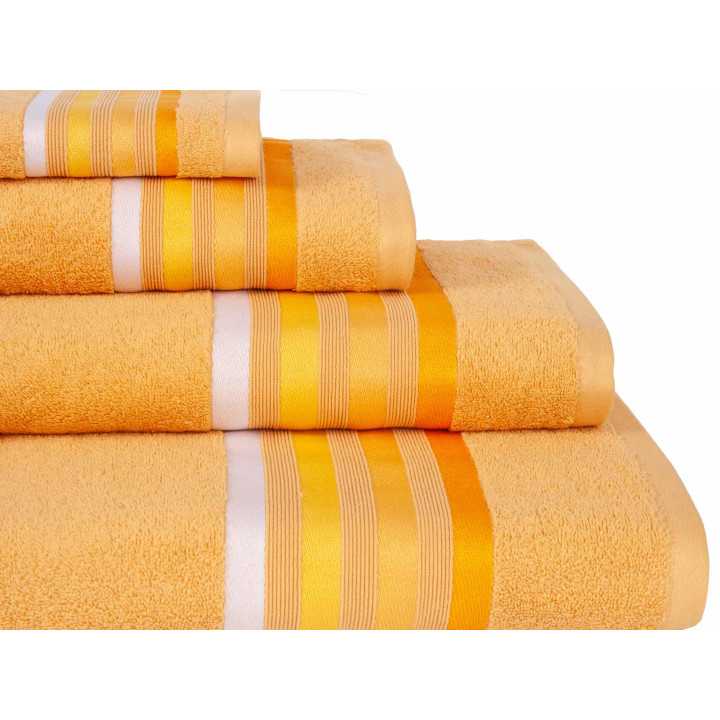 Toalha de banho Indira Amarelo | Conjunto de toalhas barato | Revitex