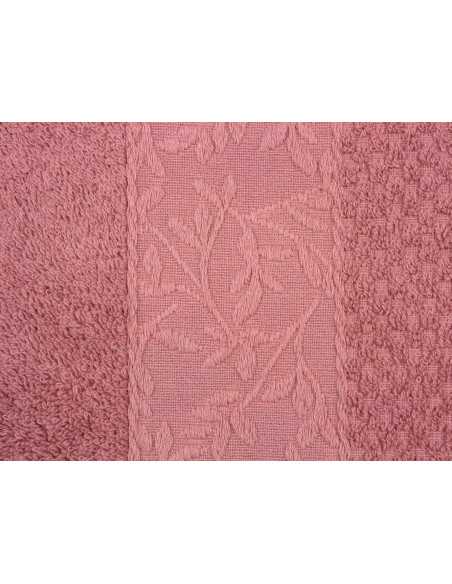 Toalha de banho Kaira Rosa | Conjunto de toalhas barato | Revitex