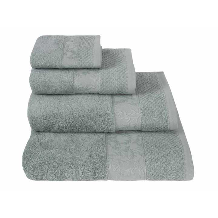 Toalha de banho Kaira Verde| Conjunto de toalhas barato | Revitex