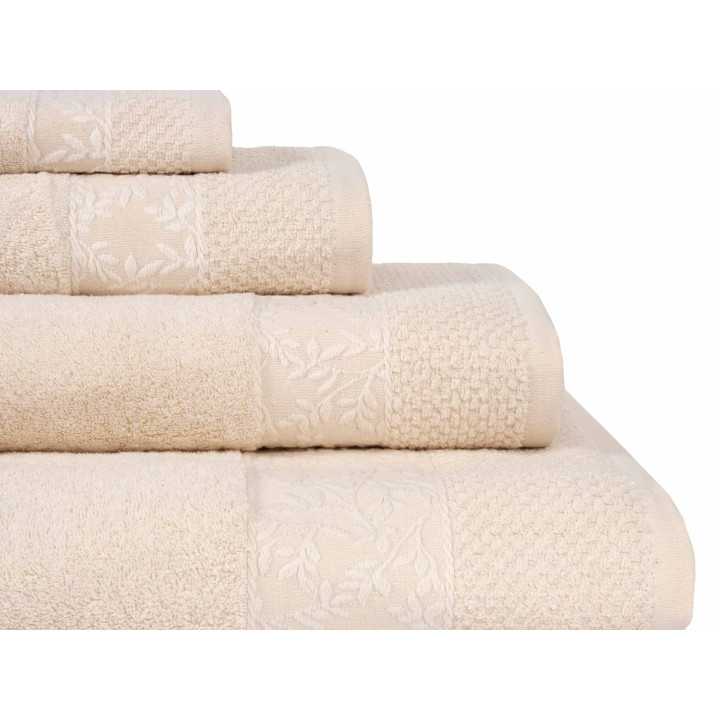 Toalla Rizo Kaira Natural| Juego toallas barato | Revitex online