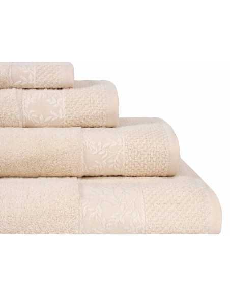 Toalha de banho Kaira Natural | Conjunto de toalhas barato | Revitex