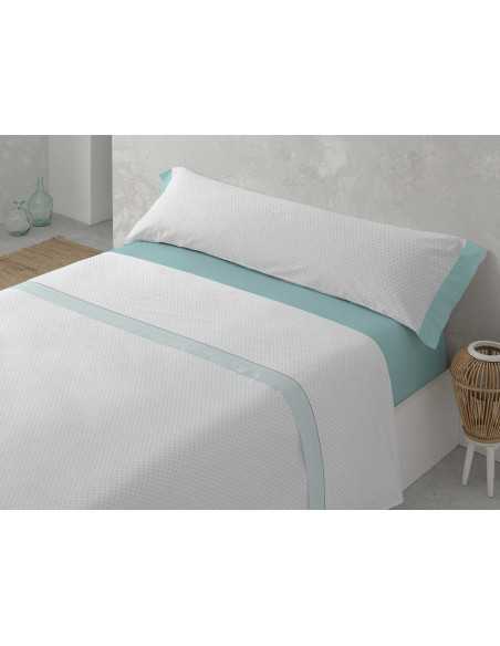 Juego Sábanas Atenea Verde | Sábanas planchado fácil | Revitex
