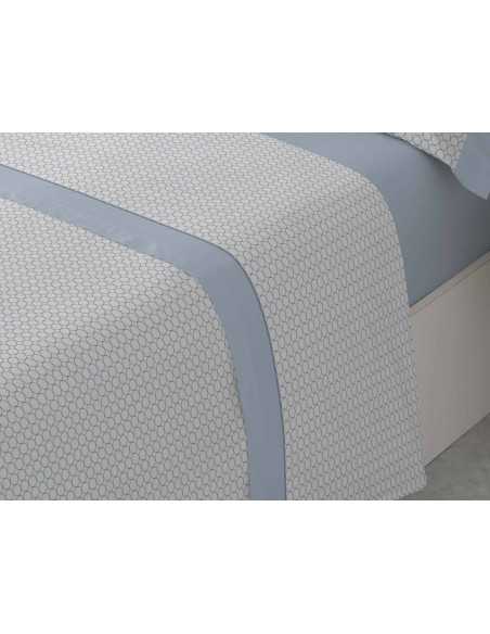 Juego Sábanas Saba Azul | Sábanas planchado fácil | Revitex