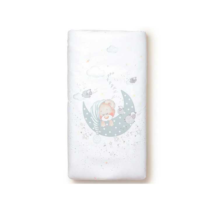 Funda Nórdica con Relleno y Protector Sleeping gris | Ropa cuna | Revitex