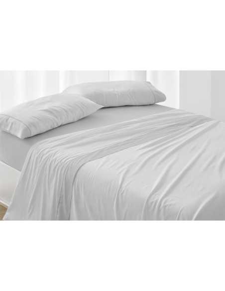 Lençóis Burrito Branco Poncia Cinza | Folhas design exclusivo