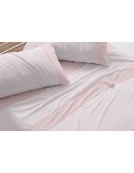 Sábanas Burrito Blanco Poncia Coral | Sábanas de calidad | Revitex