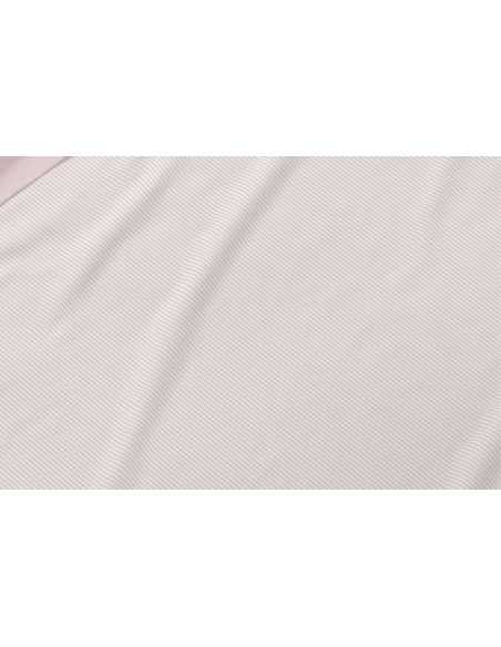 Lençóis Burrito Branco Poncia Coral | Folhas design exclusivo