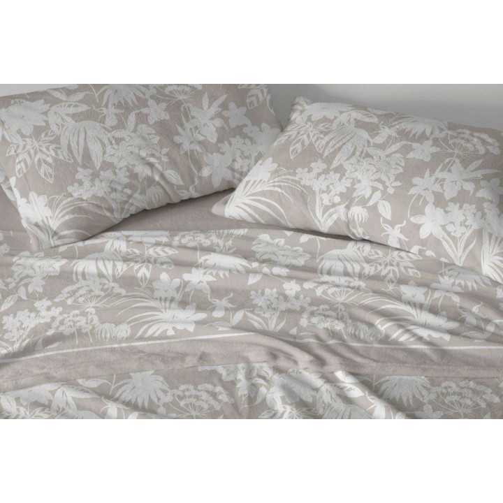 Lençóis Nacarina Garden Bege | Lençóis de inverno Burrito | Revitex