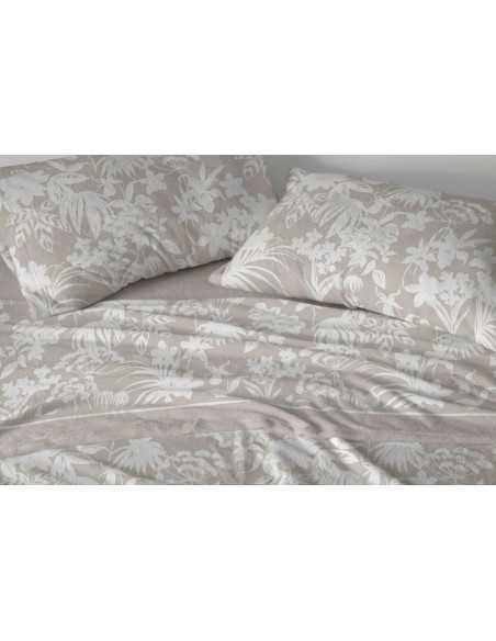 Lençóis Nacarina Garden Bege | Lençóis de inverno Burrito | Revitex