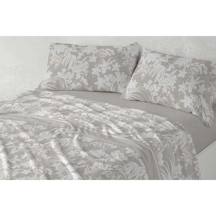 Lençóis Nacarina Garden Bege | Lençóis de inverno Burrito | Revitex