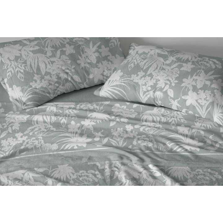 Lençóis Nacarina Garden Verde | Lençóis de inverno Burrito | Revitex