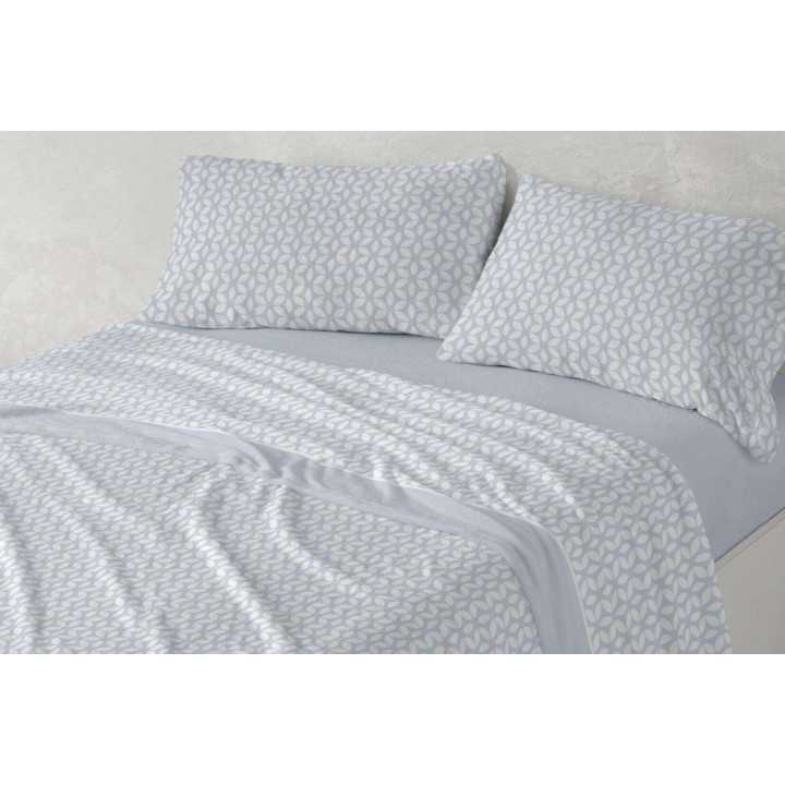 Lençóis Coralina Laia Azul | Lençóis de inverno Burrito | Revitex